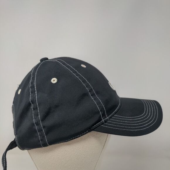 Nike Golf Swoosh Strapback Hat Black One Size Embroidered Adjustable - Picture 4 of 7